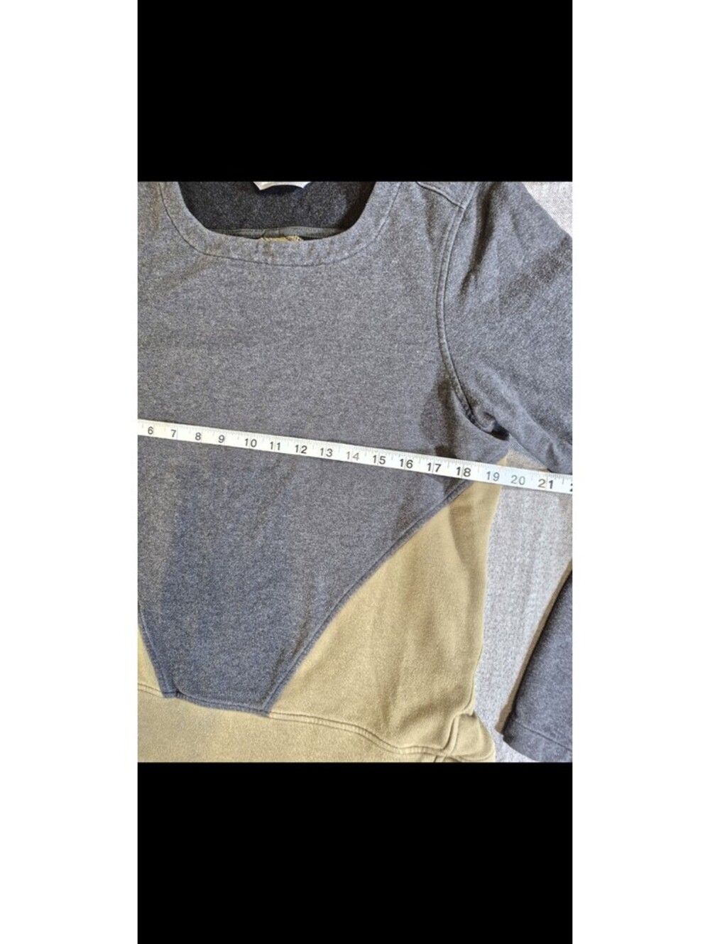 The North Face EZ Colorblock Pullover Sweatshirt Women's Large Gray Taupe - Picture 5 of 8